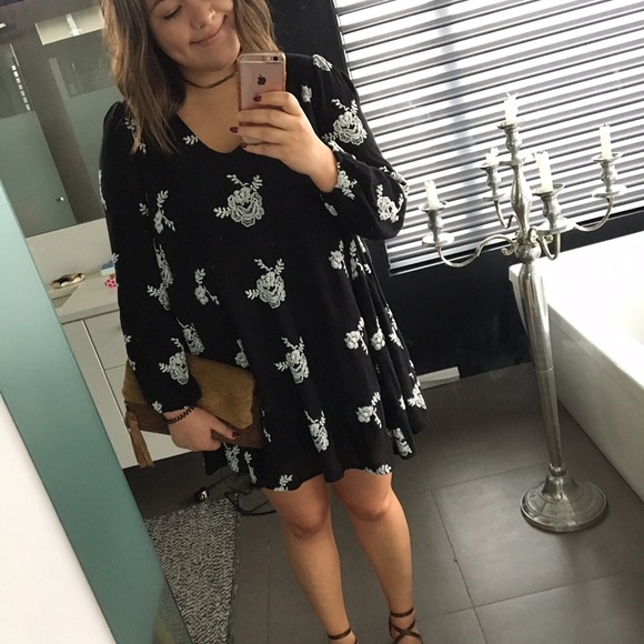 Free People Embroidered Austin Mini Dress - Picture 3 of 4